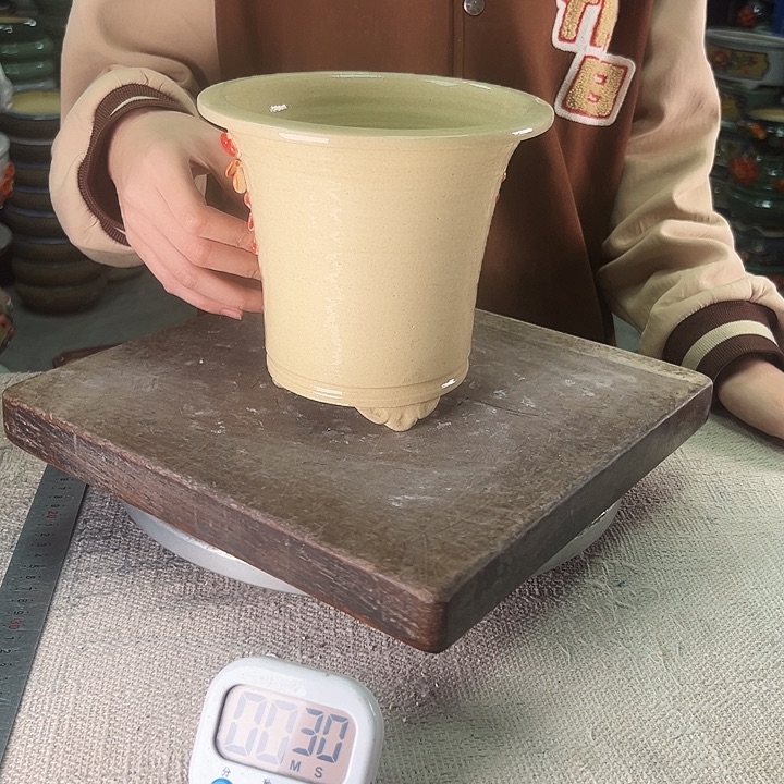 乌***桃泳坤堂石湾花盆陶瓷