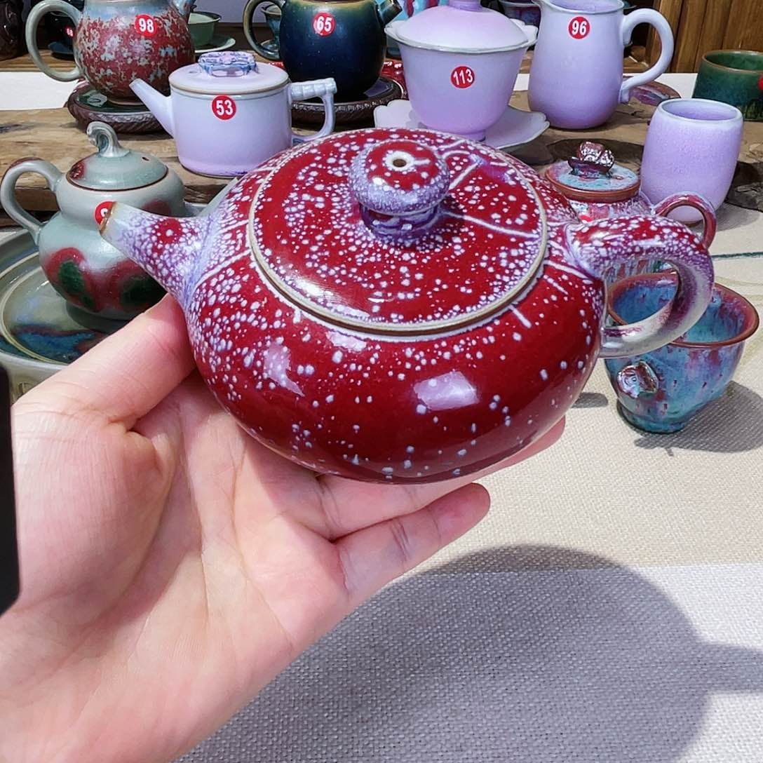 壶禹州钧瓷艺术作品
