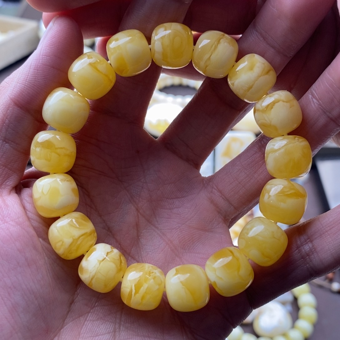 琥珀裸石未镶嵌蜜蜡吊坠吊坠项链