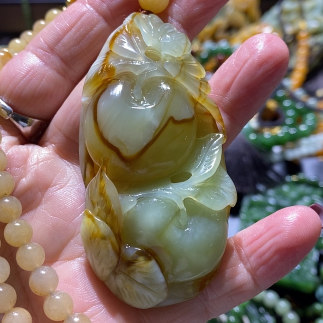 【闪购商品】岫玉毛衣链未镶嵌