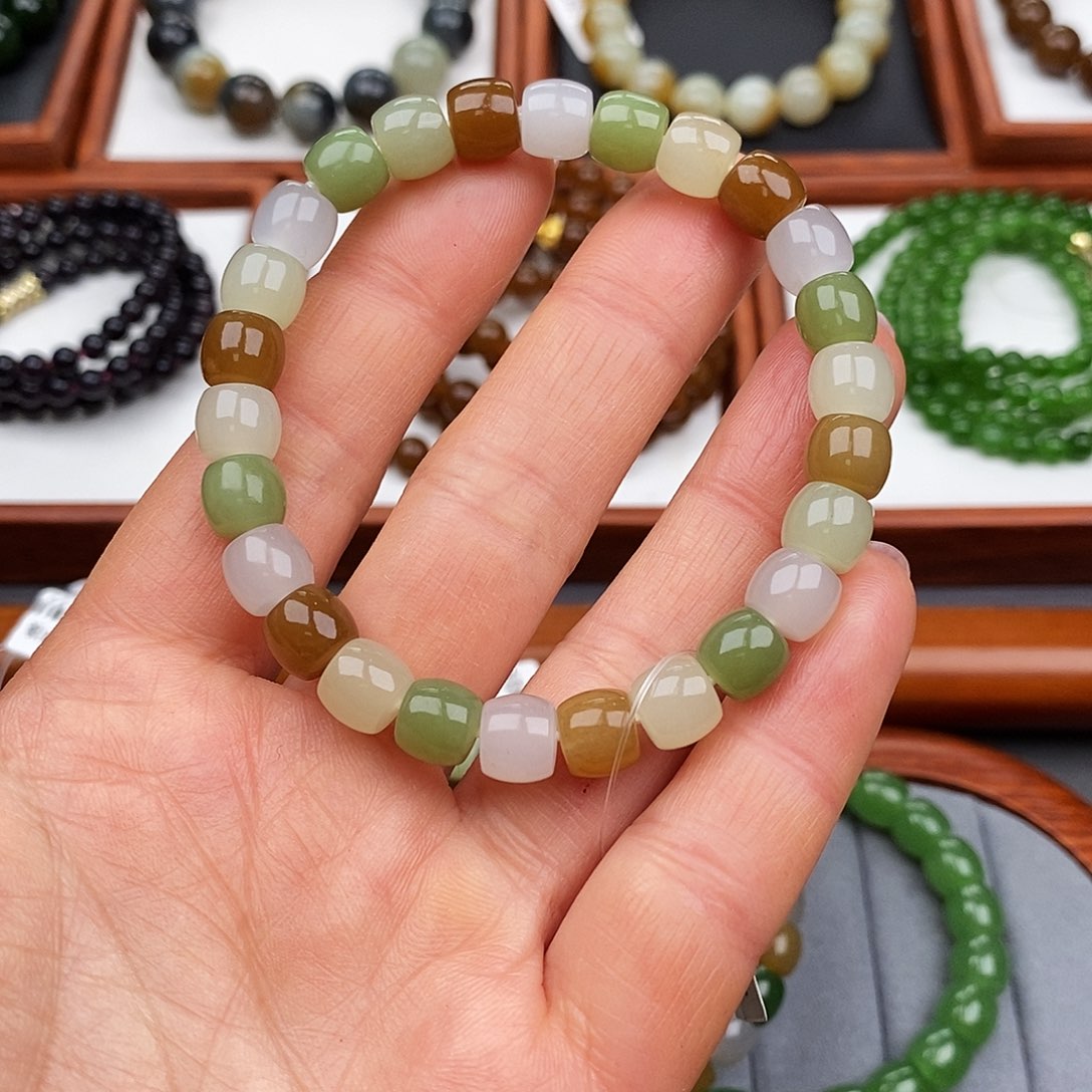 和田玉手链未镶嵌