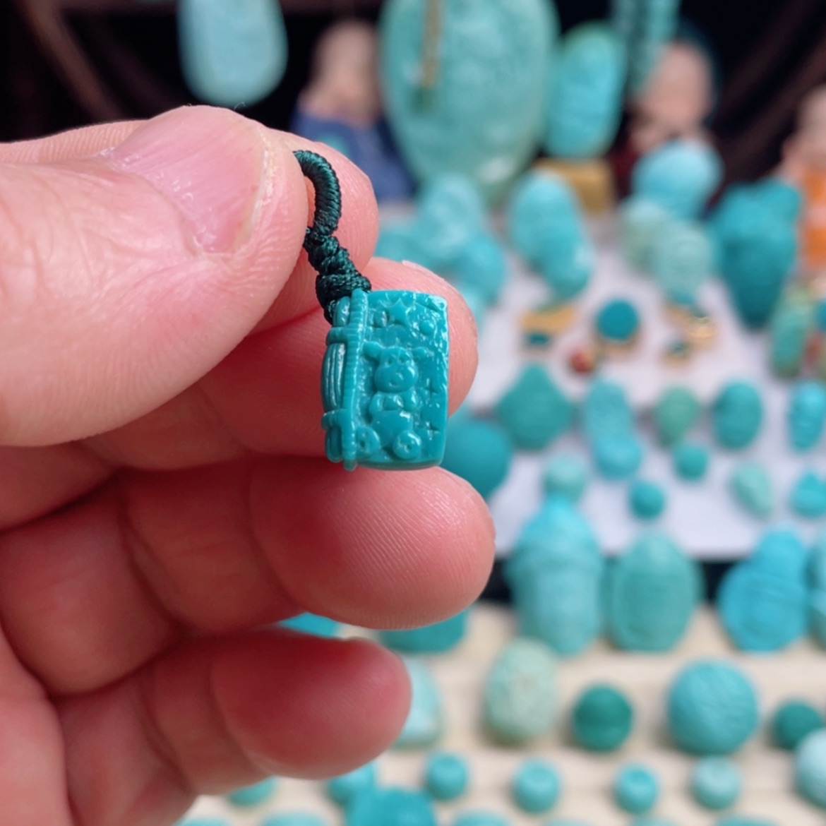 【闪购商品】绿松石吊坠(不含链)未镶嵌