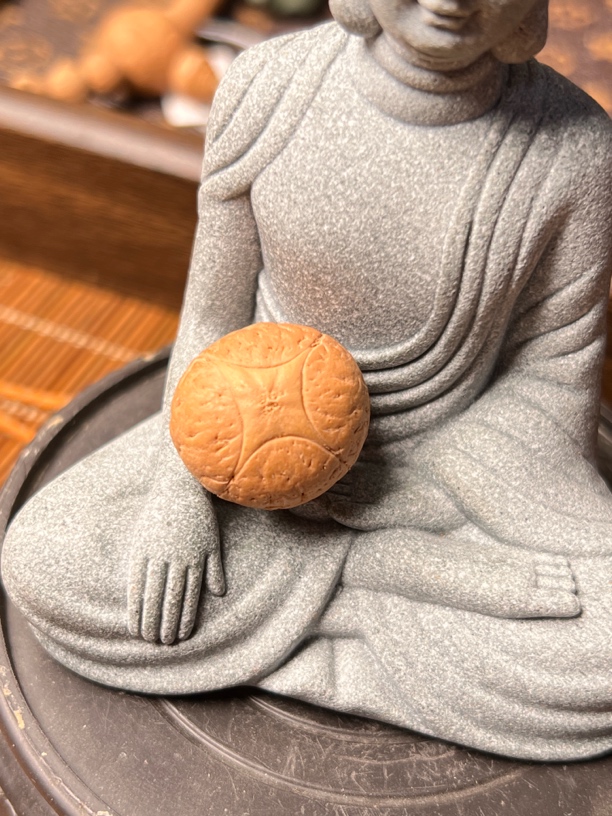 【精品麒麟】尼泊尔超厚麒麟眼三通单颗配饰佛头定制可打孔