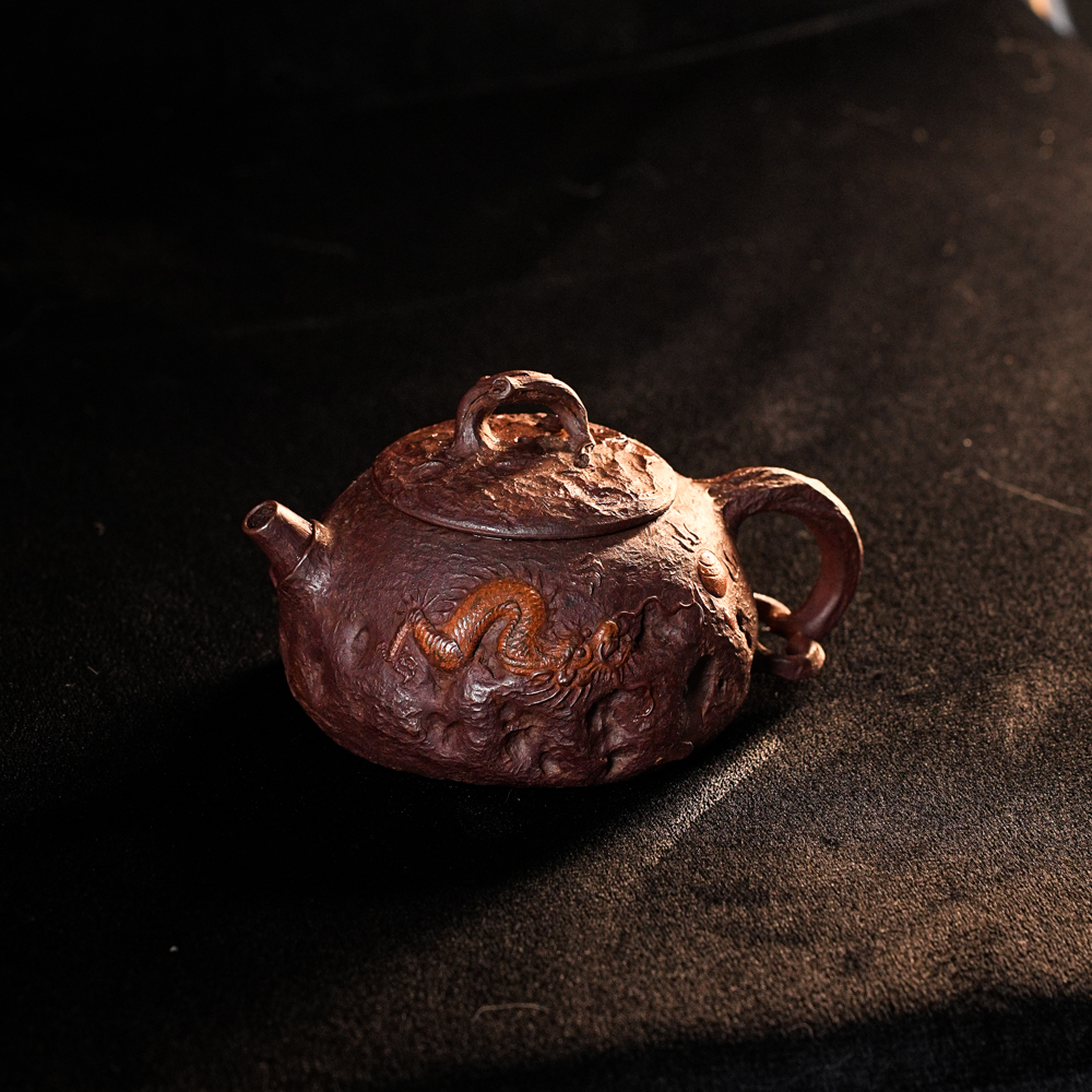 树见造物×潘老师丨《中国红—龙吟灵芝供春》藏家级  全手工