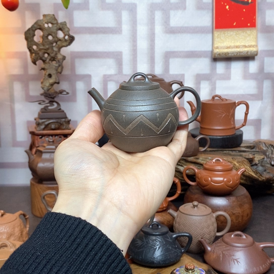 紫砂茶具老段还原烧瓦罐