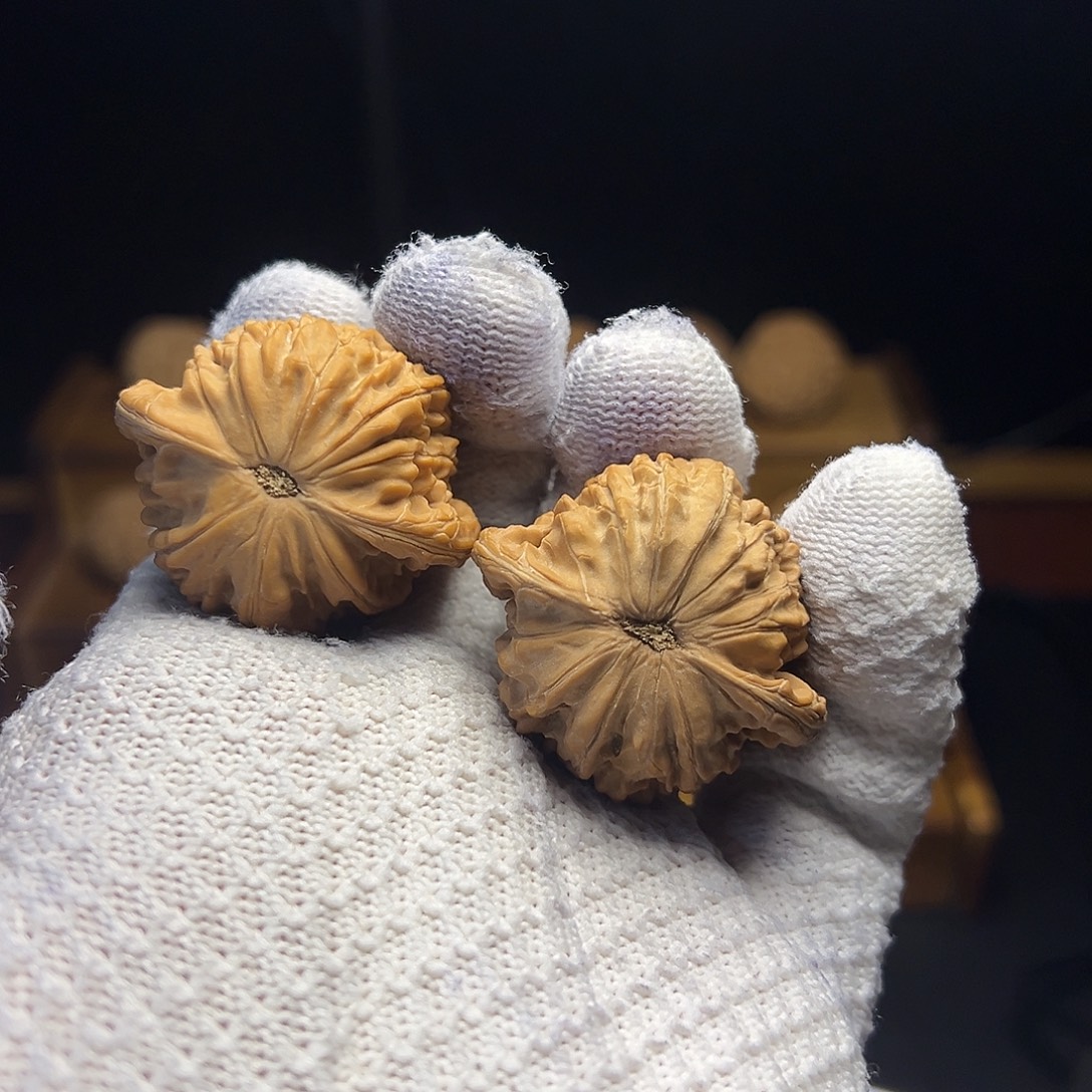 文玩核桃把件磨盘哥