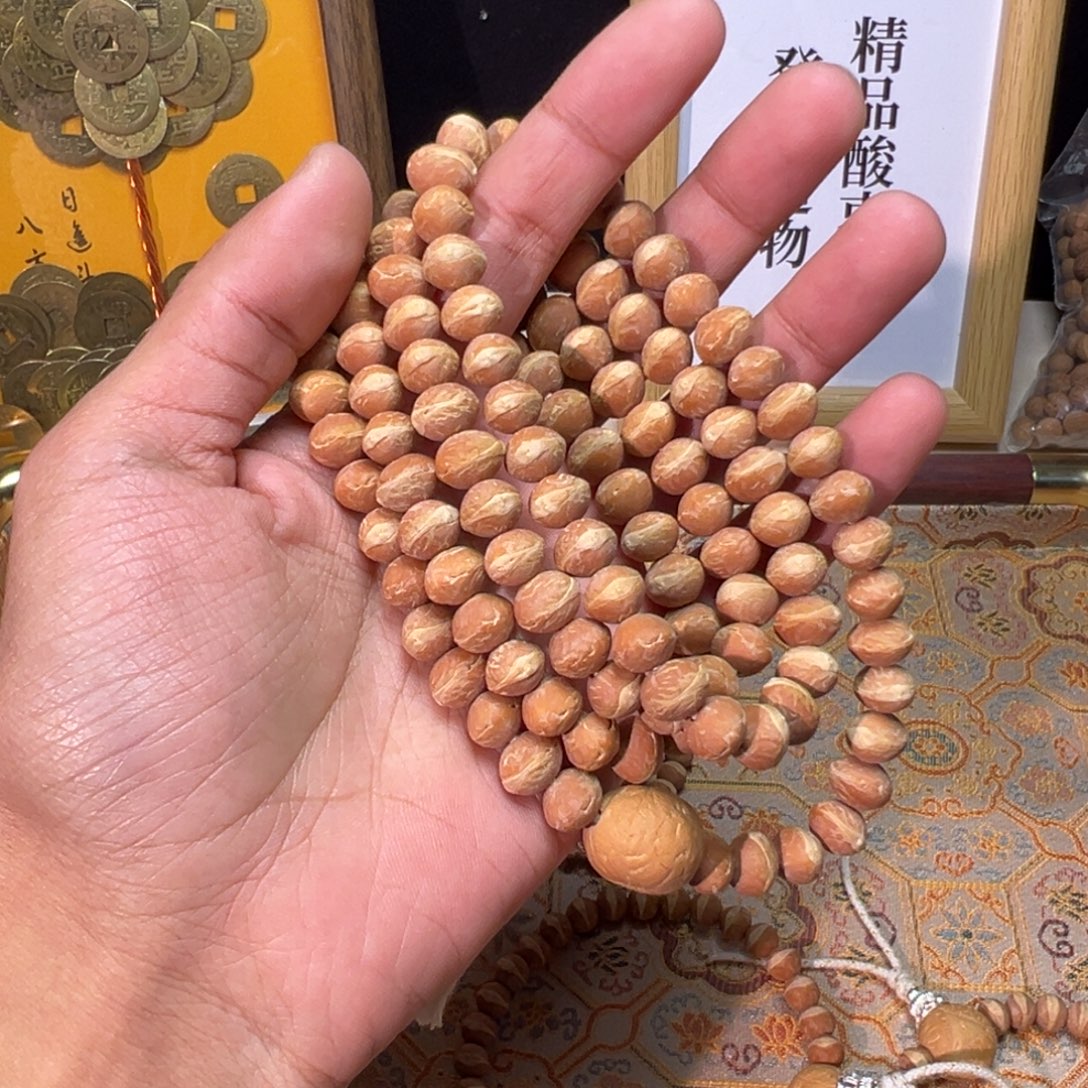 田***r龙脊菩提吊坠酸枣核凤眼菩提精修