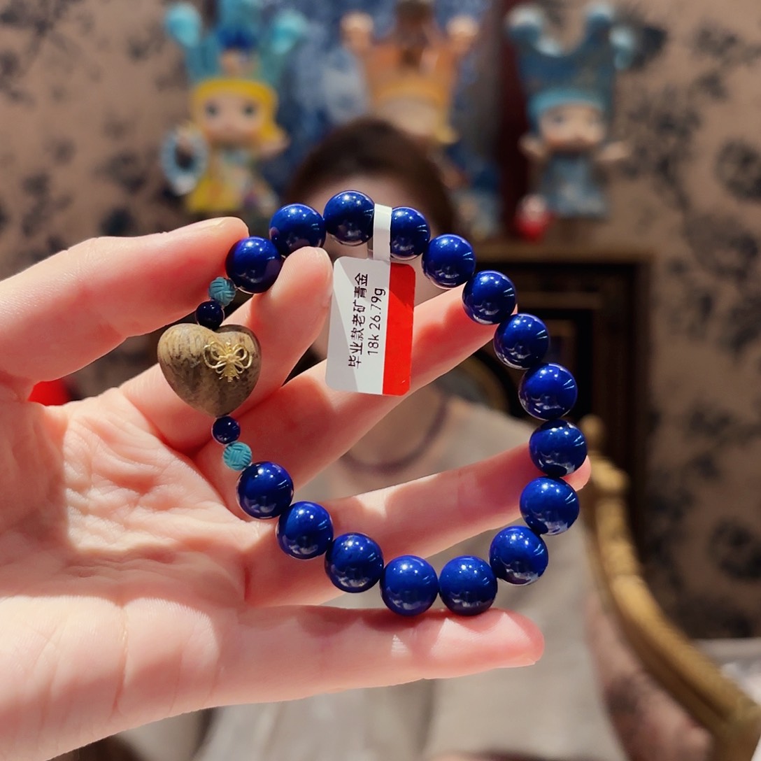 未镶嵌青金石手链手串