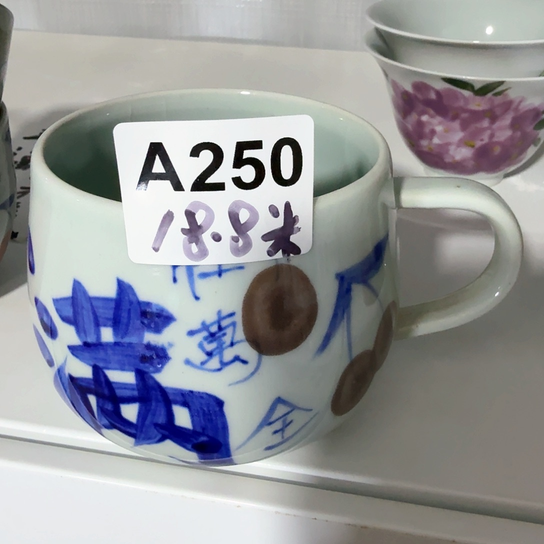 景德镇高温手工手绘咖啡杯300毫升