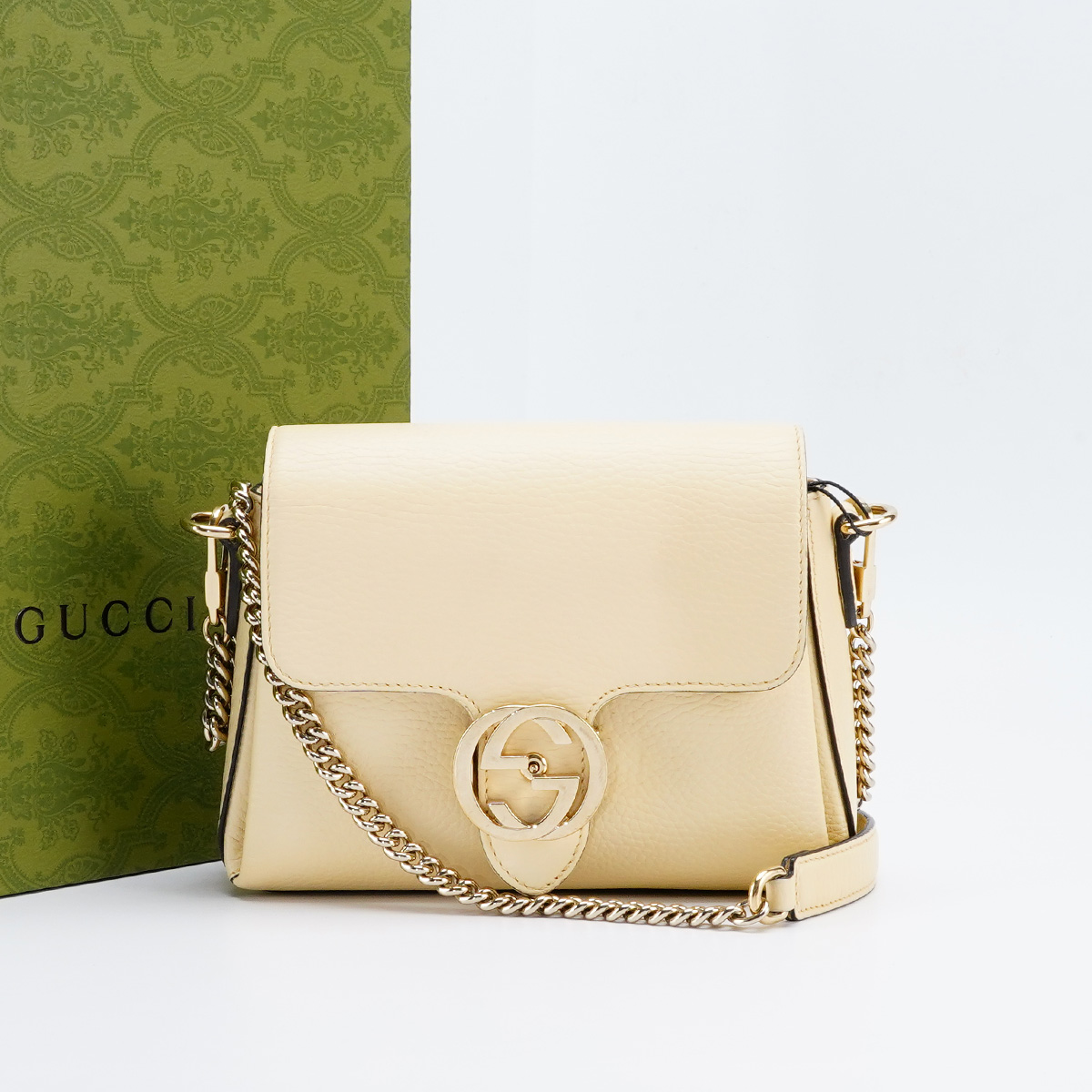 99新 GUCCI/古驰 98新【静文】风琴邮差包小号/BG22006885