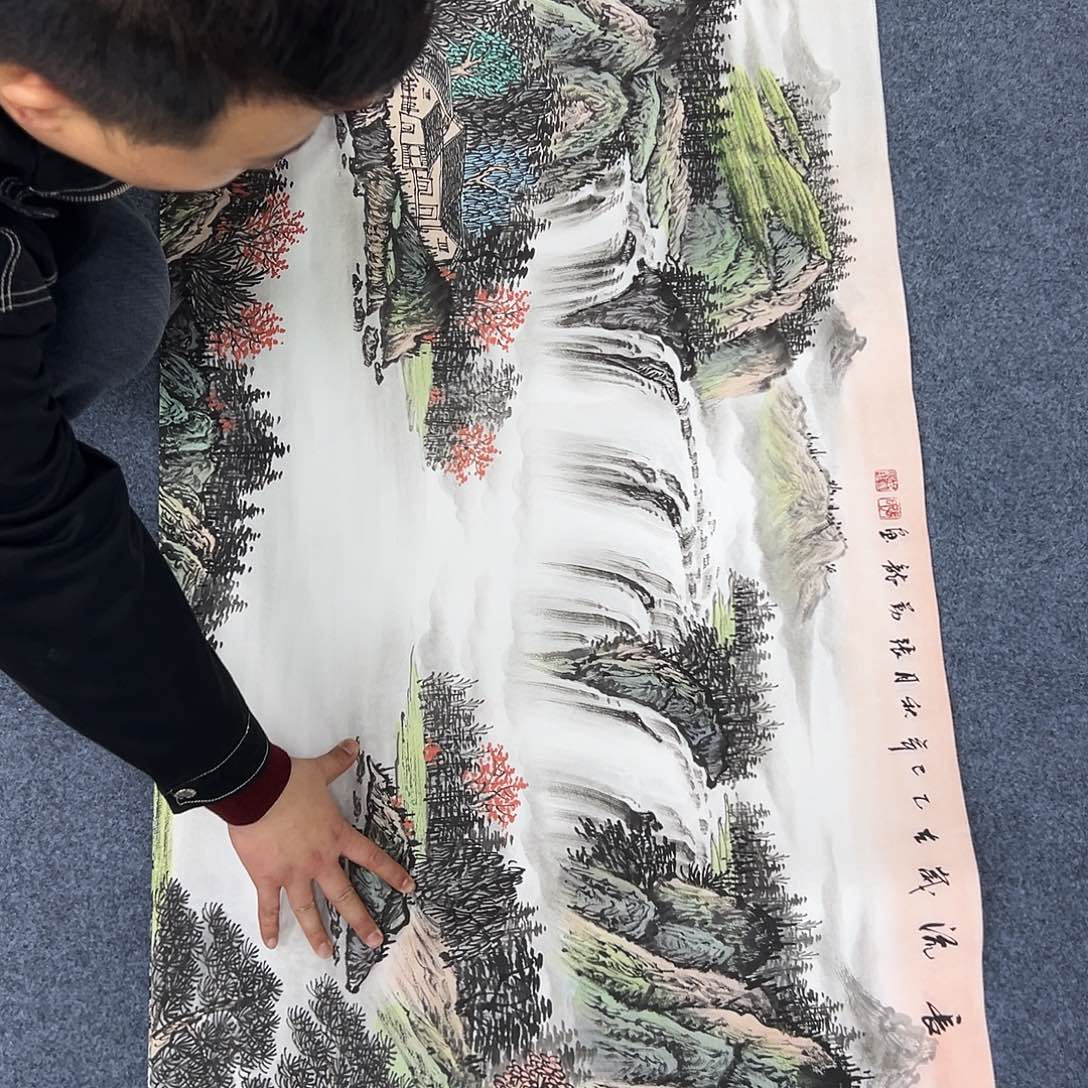 国画国画宣纸纯手绘作品