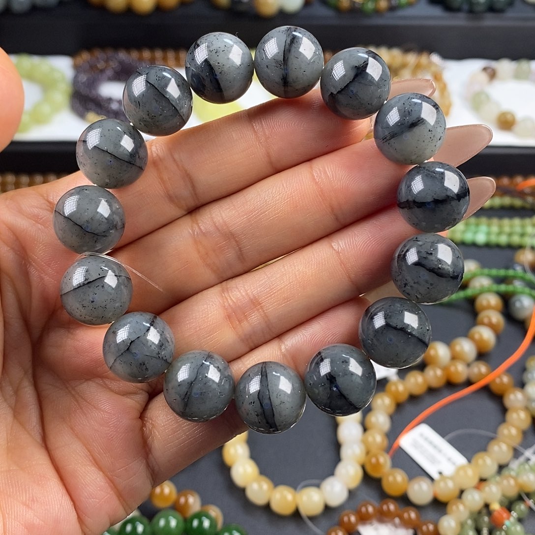 和田玉手串未镶嵌