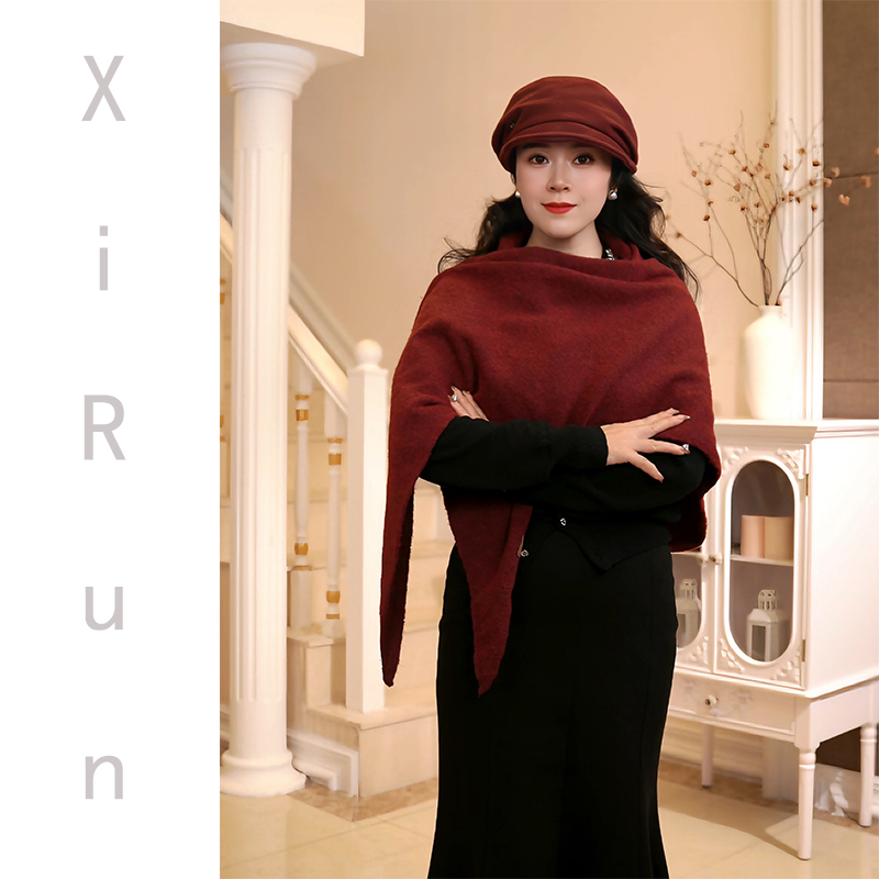 韩系褶皱贝雷帽子女款新款时尚冬百搭大头围鸭舌帽显脸小YR107