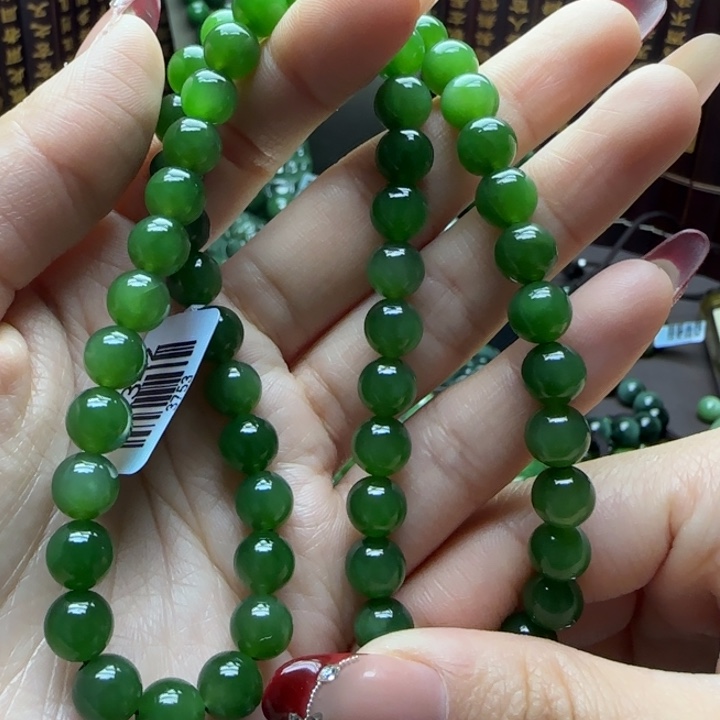 和田玉（碧玉）项链未镶嵌