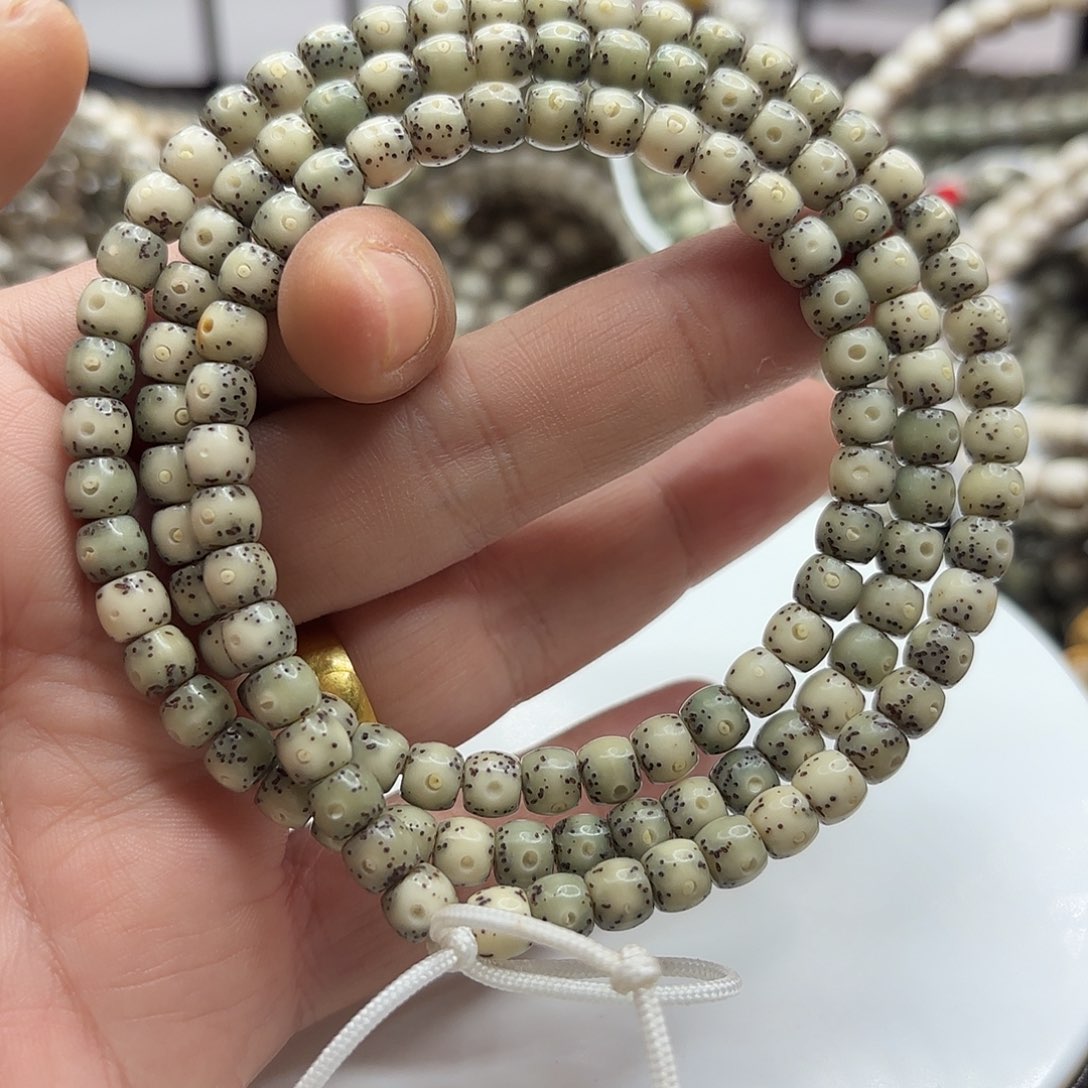 星月菩提手串65鼓通体大留白