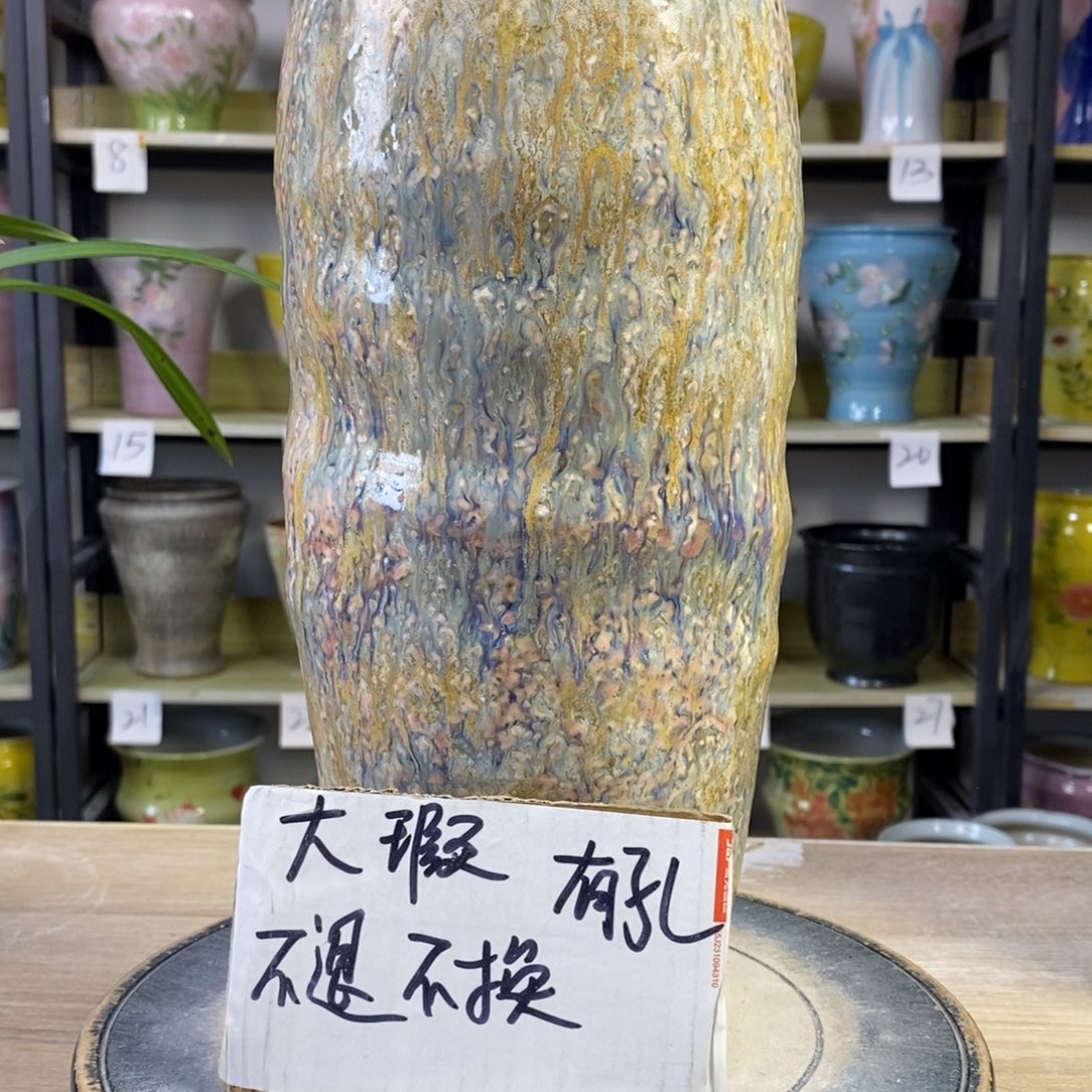 景德镇手工手绘陶瓷花盆