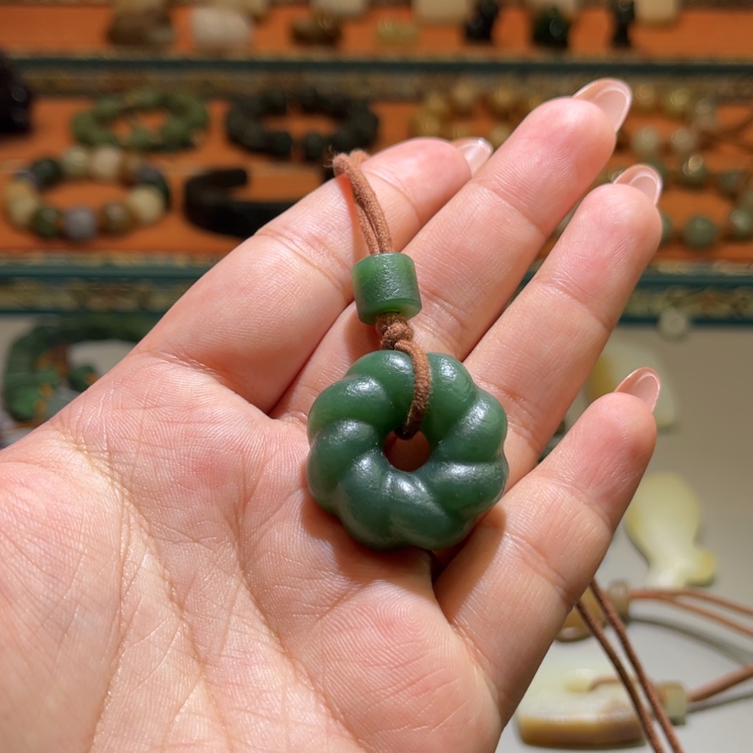 颈饰未镶嵌和田玉@**?