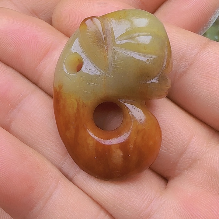 和田玉吊坠(不含链)未镶嵌