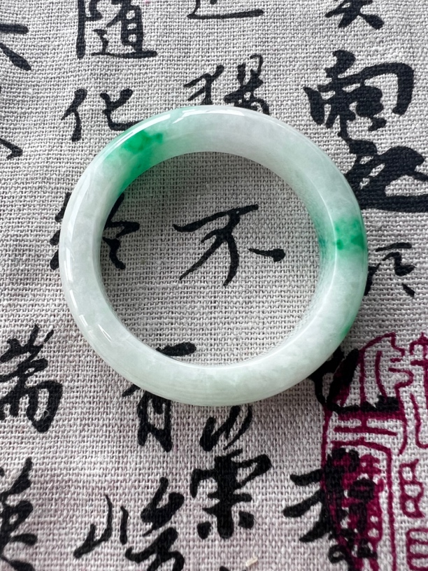 W2159-四八➕缅甸翡翠手镯