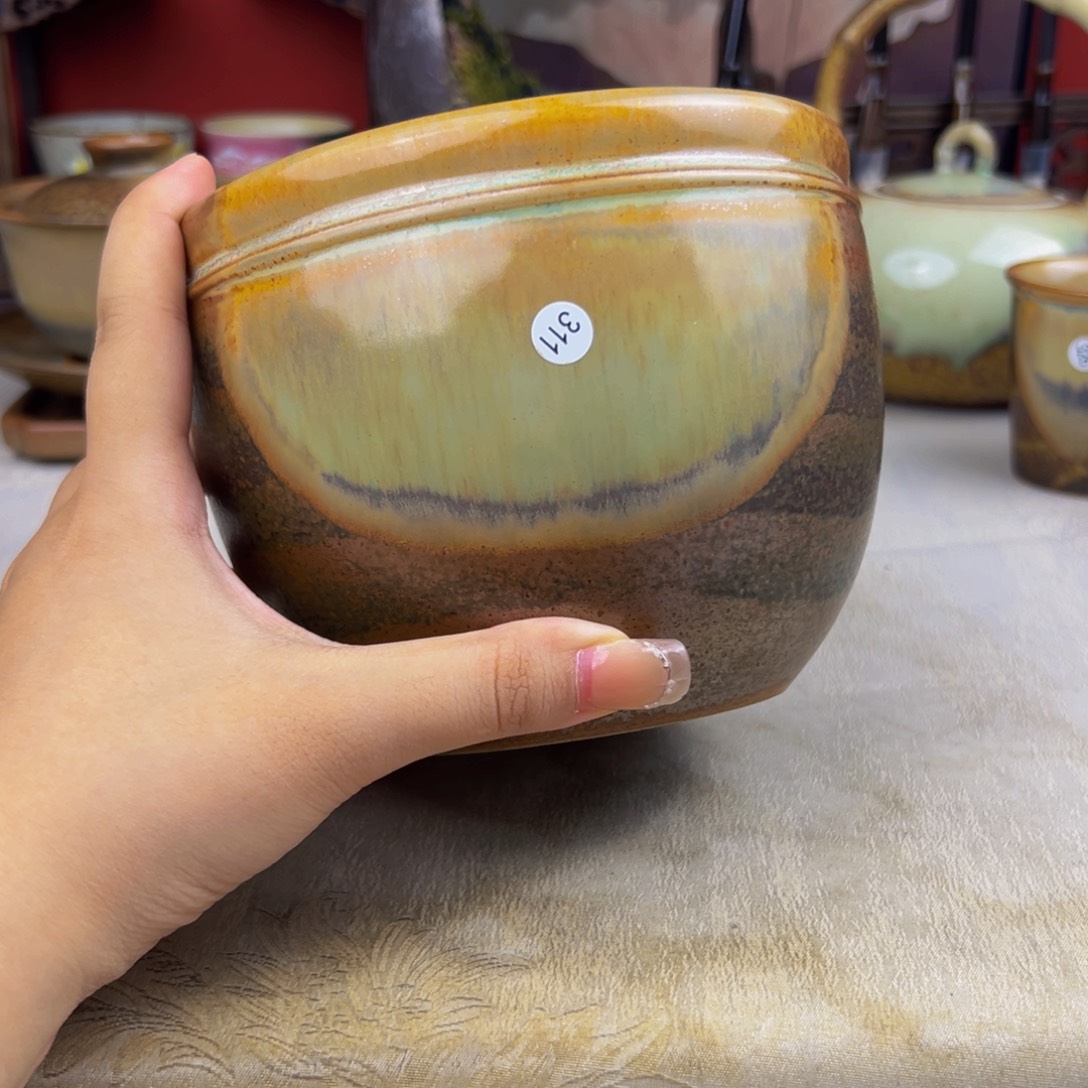 杯纯手工柴烧主人杯
