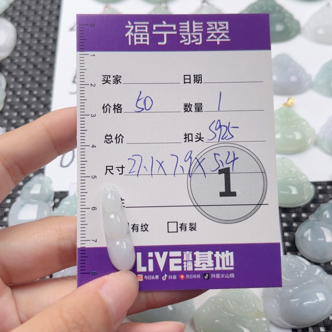 翡翠颈饰未镶嵌吊坠