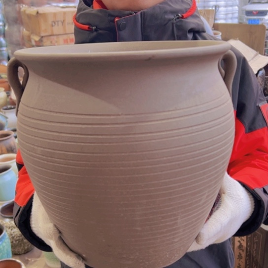 紫砂花盆高30口28—————