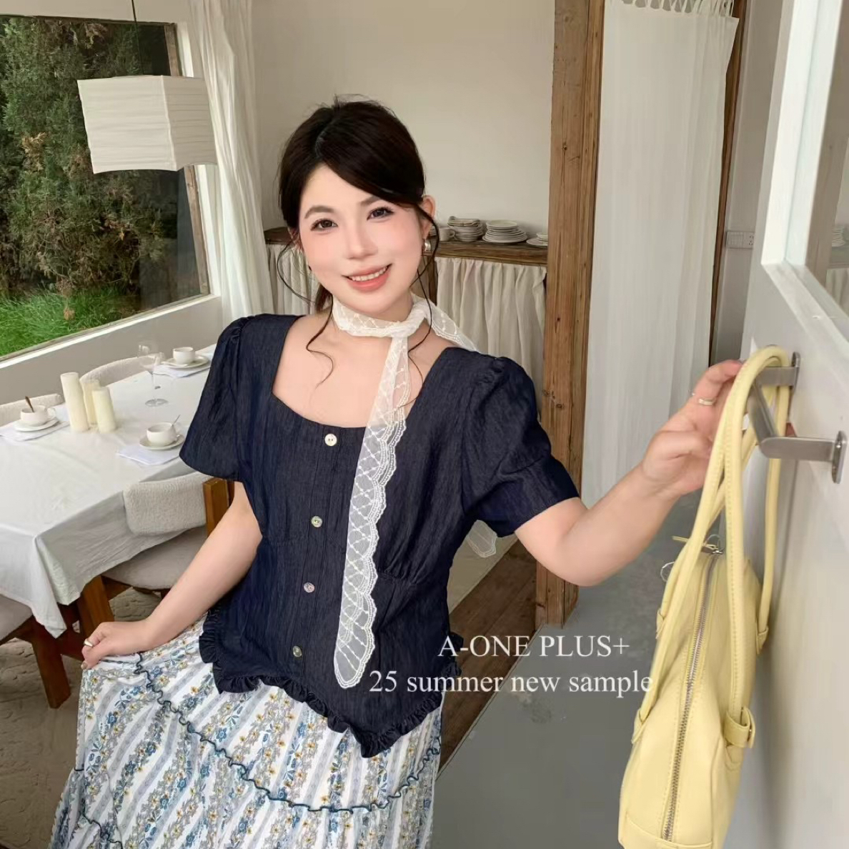 （不退换）大码重工连衣裙套装法式淑女风清仓大码连衣裙套装