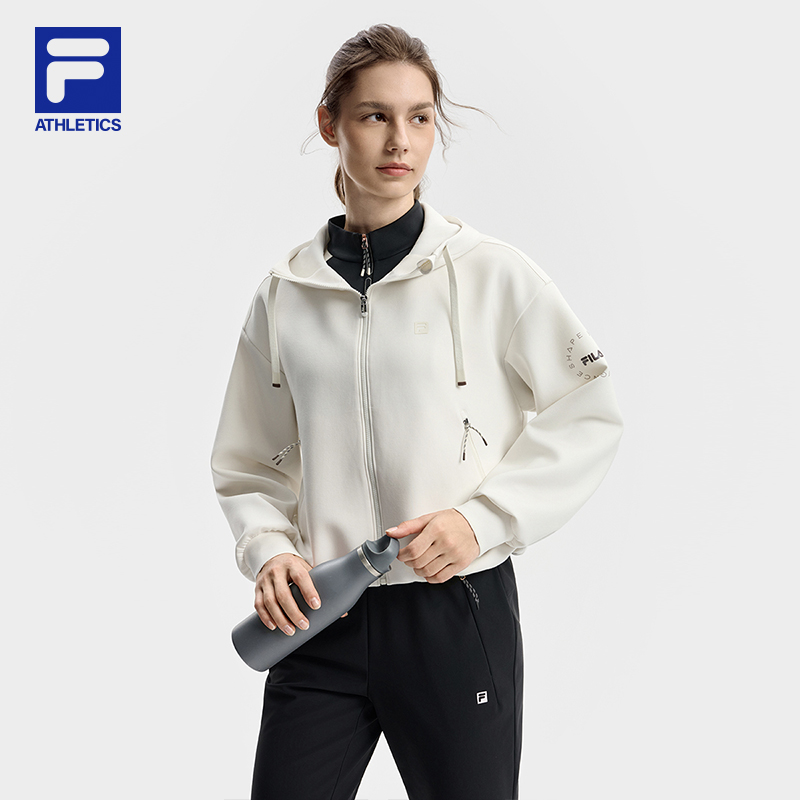 FILA斐乐正品女款休闲百搭潮流户外运动外套A11W541505F