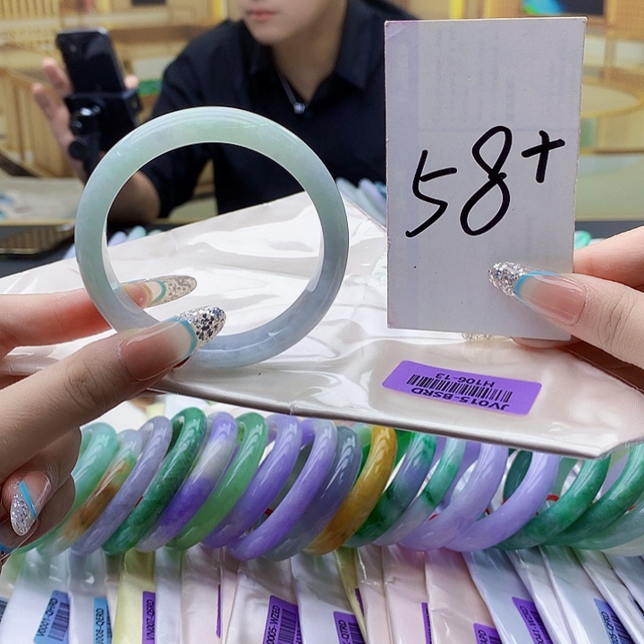 翡翠未镶嵌手镯mm