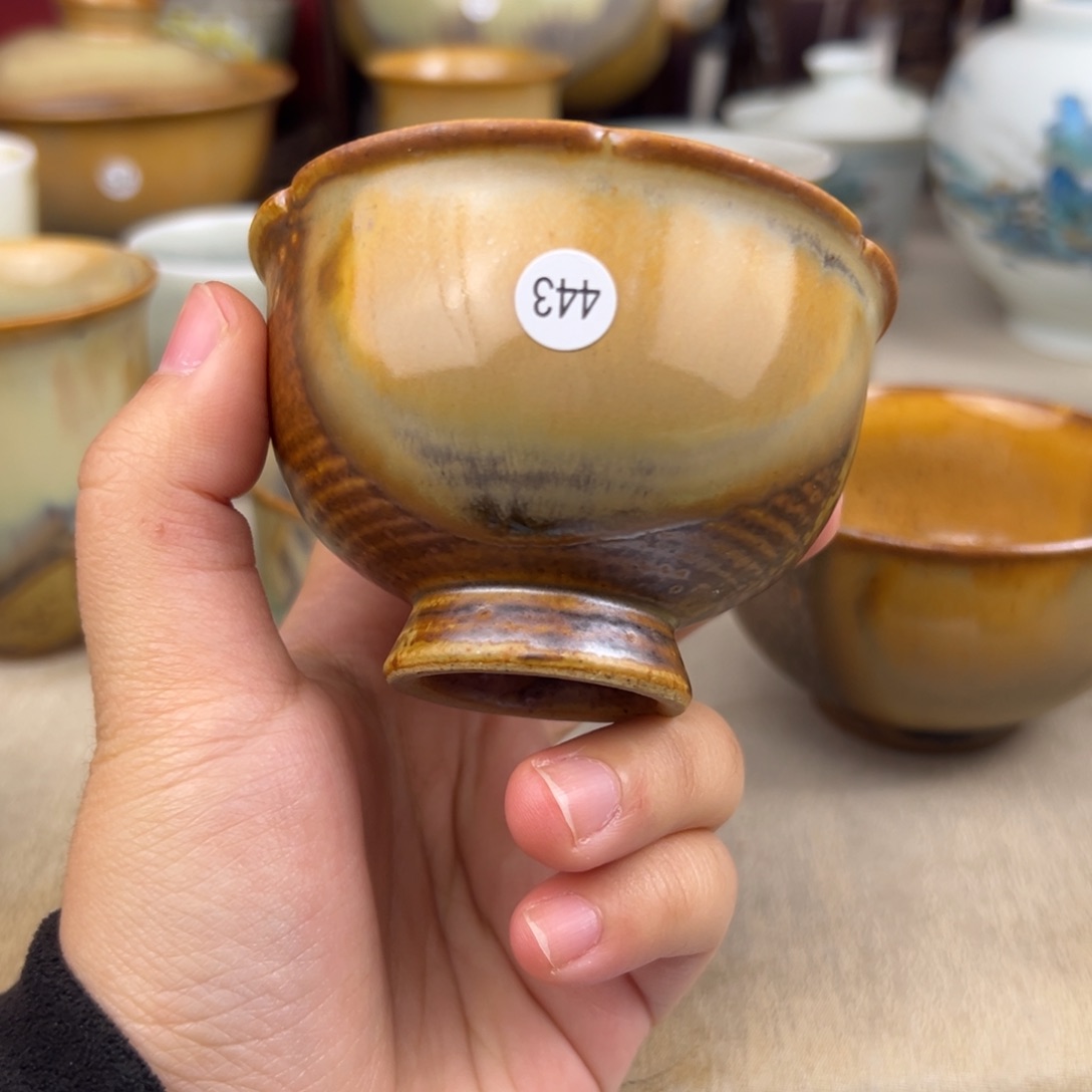 杯纯手工茶烧主人杯