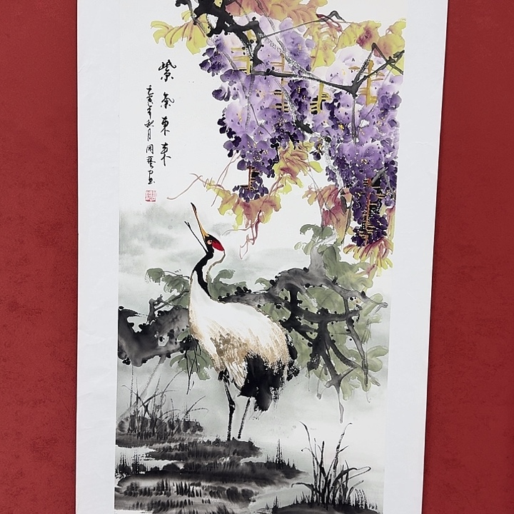 国画国画作品三尺