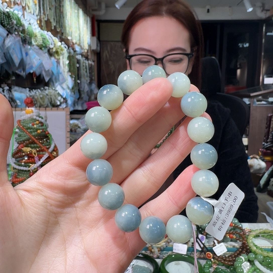 和田玉未镶嵌手链