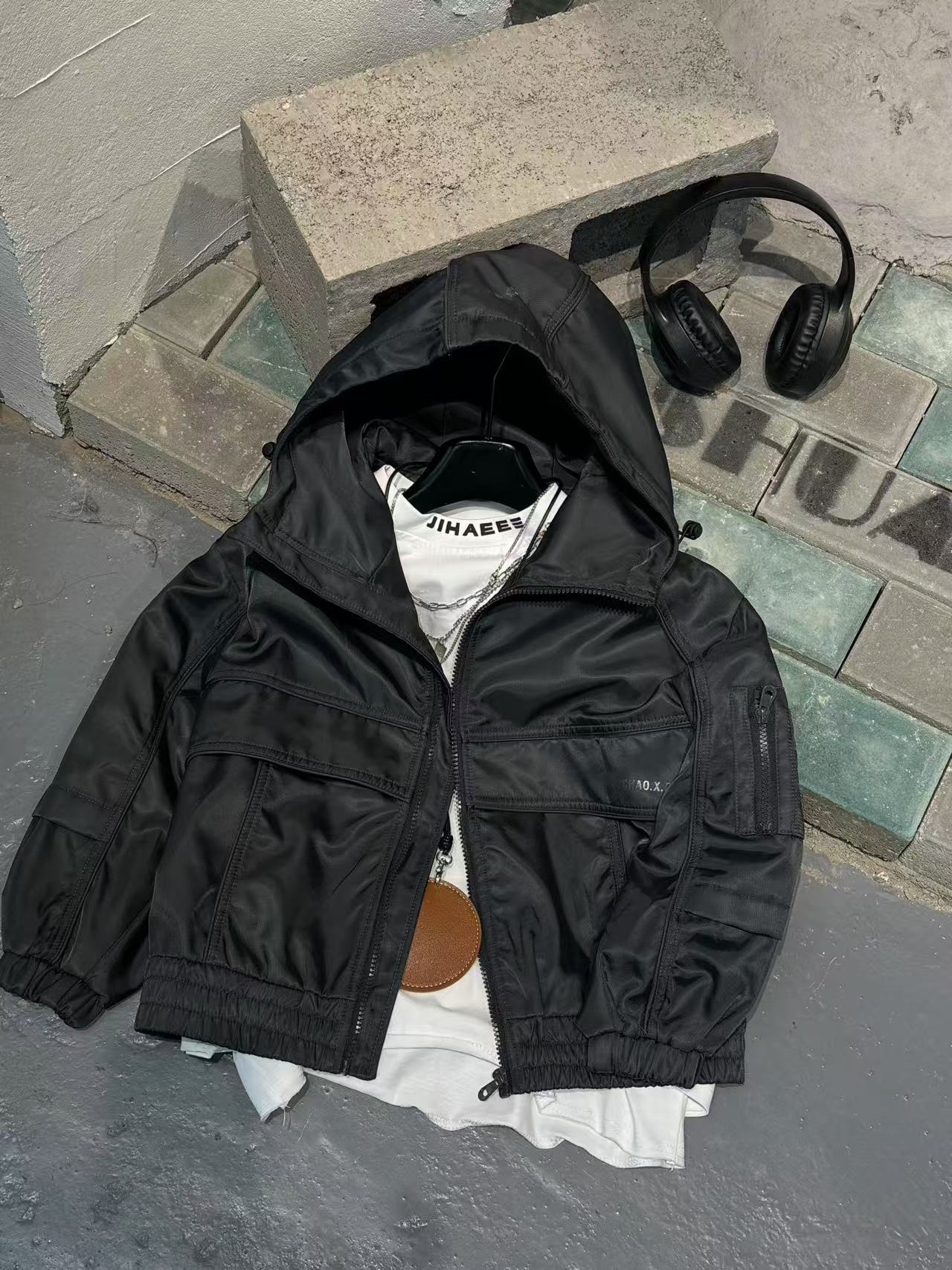 毫 2025 【X】2月10日 男童女童时尚灰色风衣外套4814-