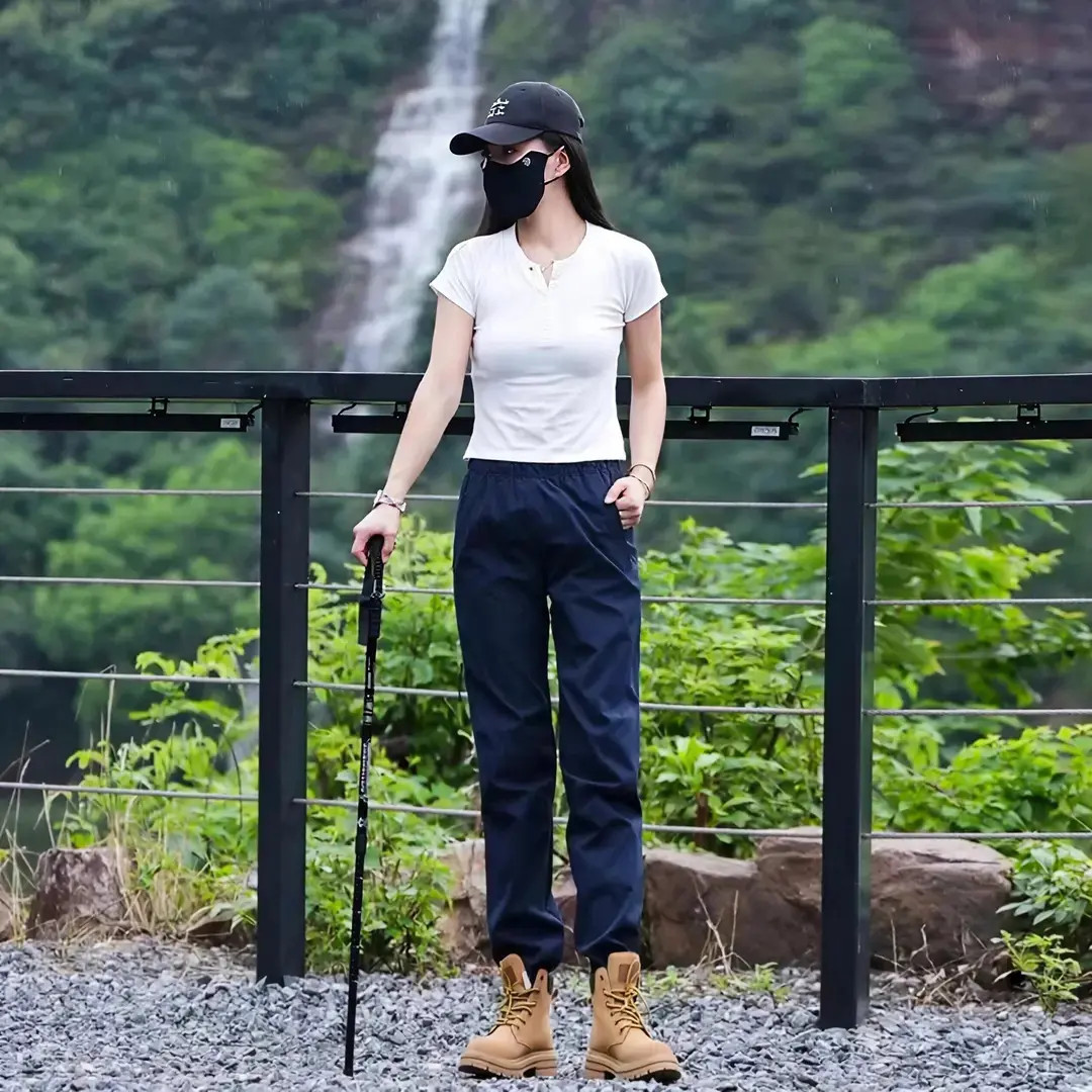 秋季新款户外软壳城市机能3D立体裁剪男女同款直筒防风速干休闲裤