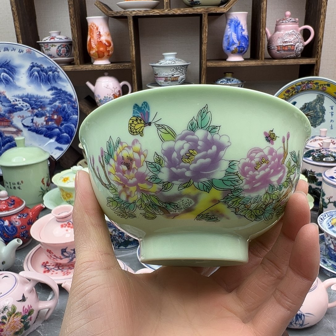摆件陶景德镇陶瓷567老厂瓷40