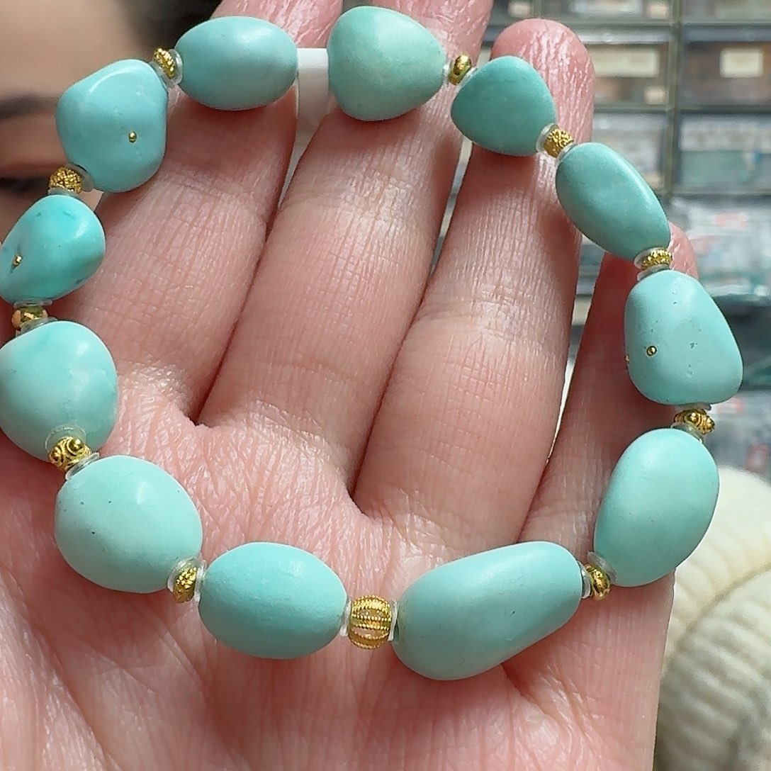 绿松石珠宝奇石未镶嵌