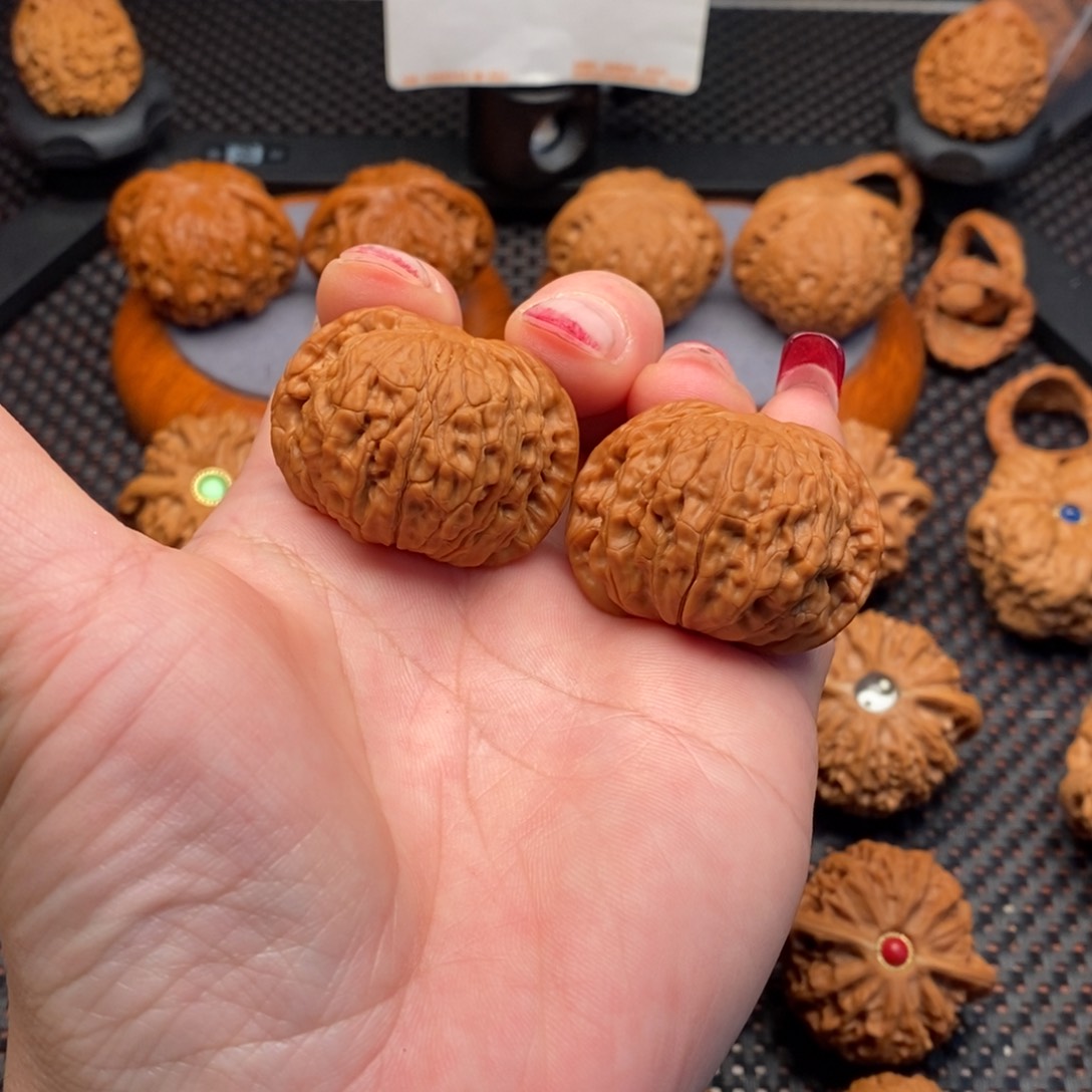 文玩核桃把件o*p磨盘