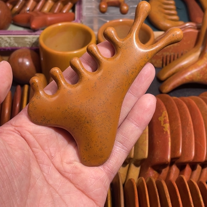 红砭石精品款四合一按摩板