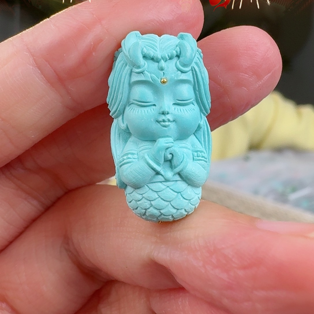 绿松石珠宝奇石未镶嵌