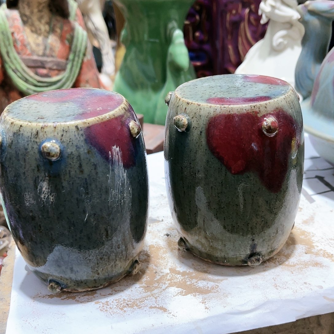 瓦当摆件摆件茶桌茶台陶瓷