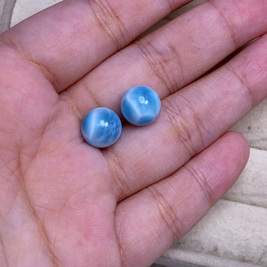针钠钙石（海纹石）未镶嵌颈饰多**咔