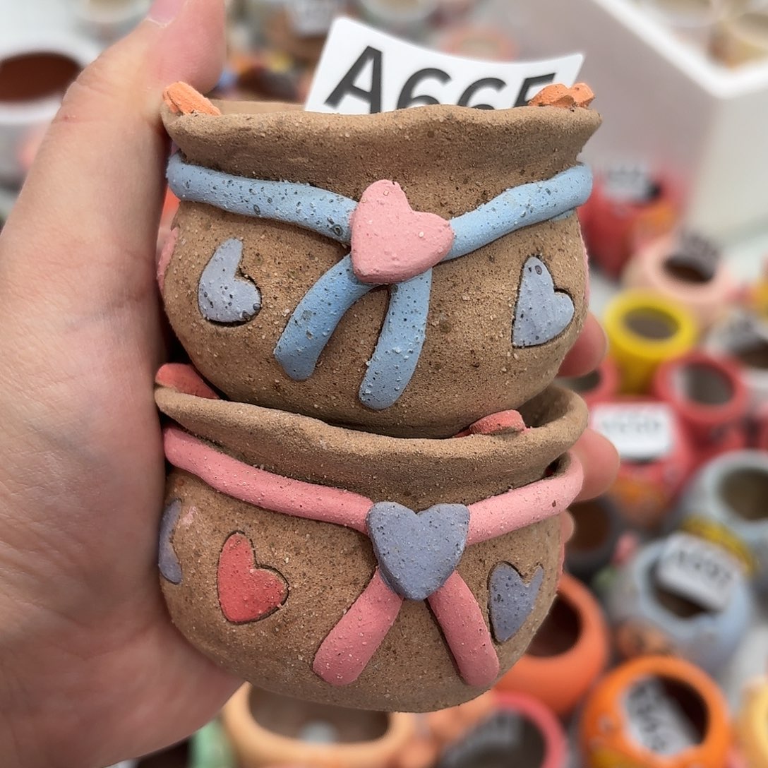 静心。手工瑕疵多肉花盆