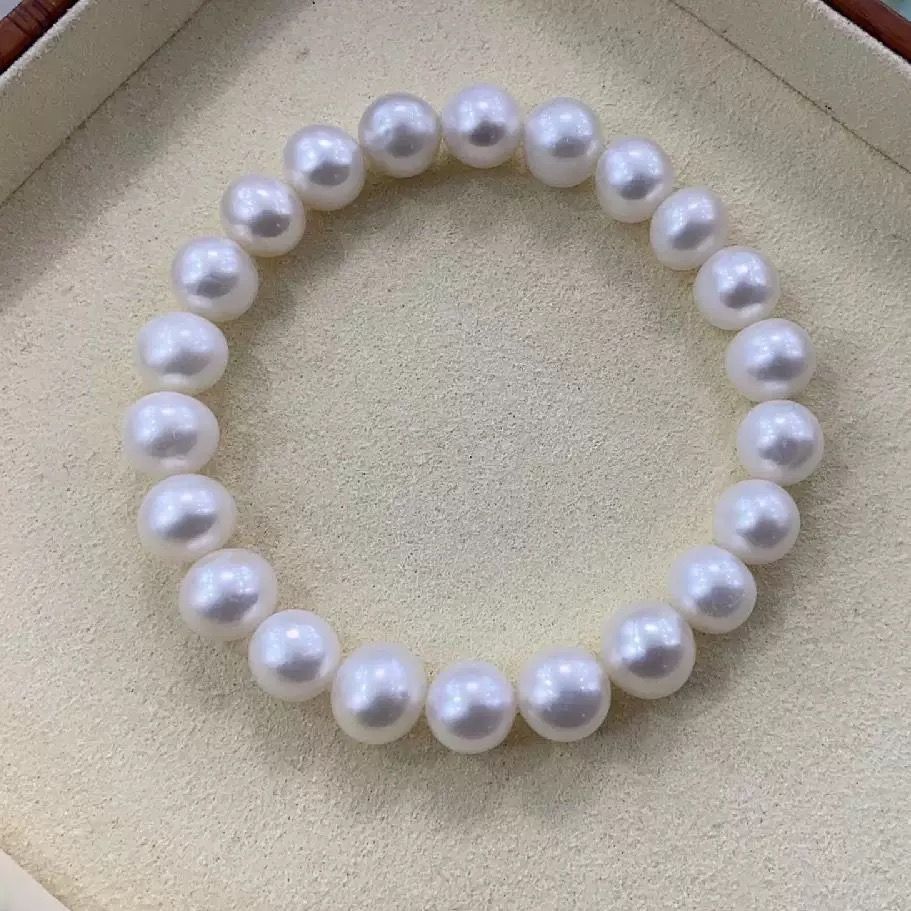 221  弹力绳维纳斯白色珍珠手链