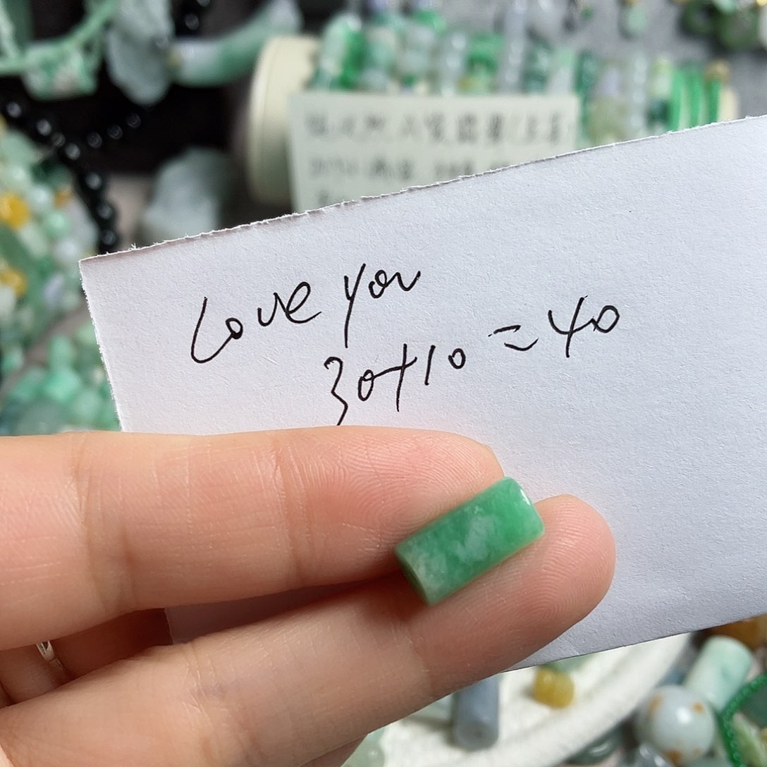 翡翠颈饰未镶嵌ℒ****桶珠