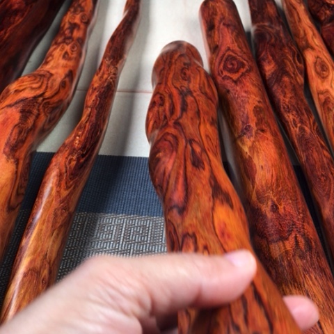 用***O黄花梨/降香黄檀海南黄花梨把玩棍