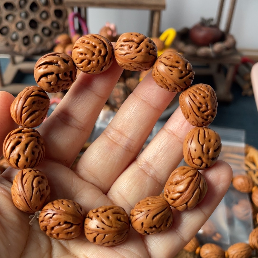 界***坊桃枭鬼脸深纹15颗