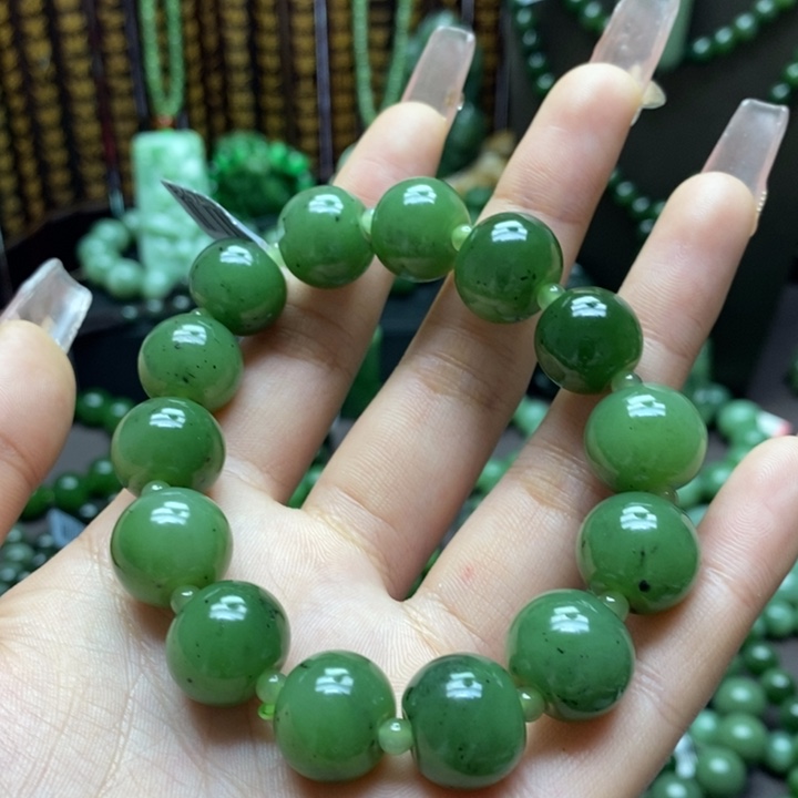 和田玉手串未镶嵌