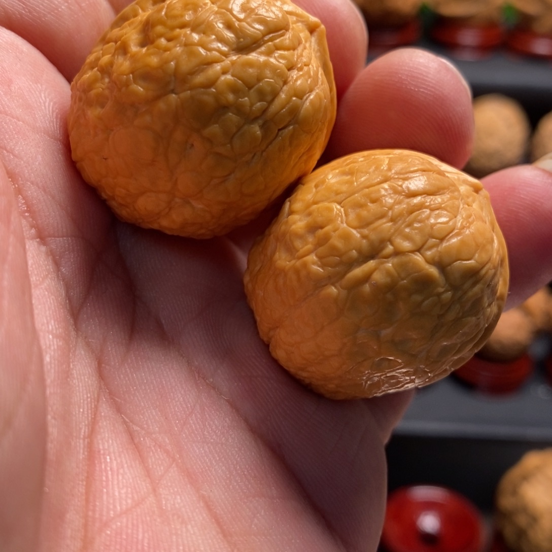 文玩核桃吊坠金蟒元宝38尺