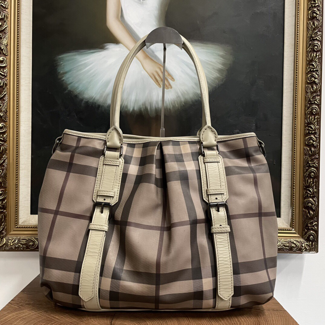 95新 BURBERRY/博柏利 巴宝莉手提包/89314/尺寸36*30