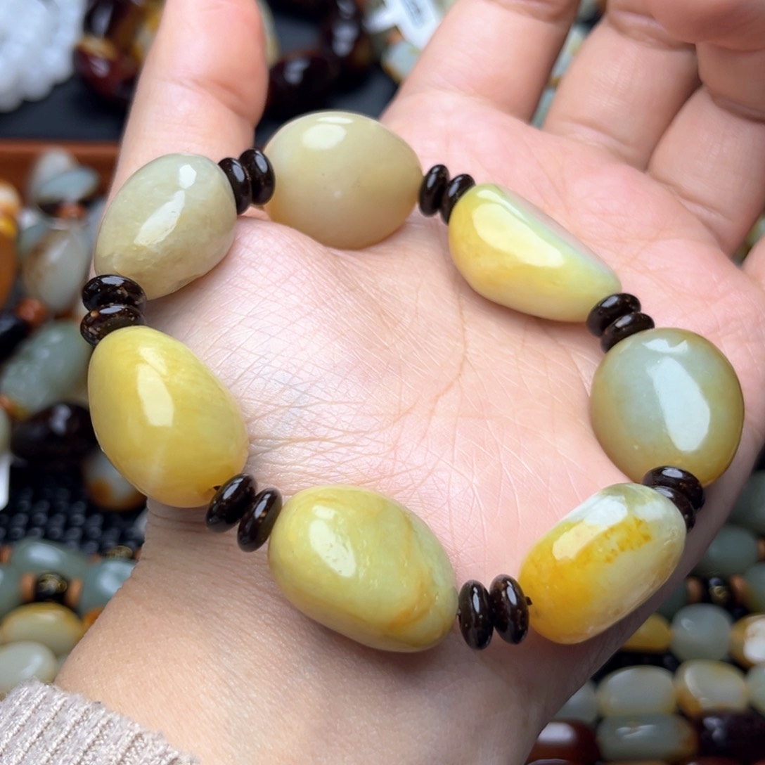 和田玉手链未镶嵌